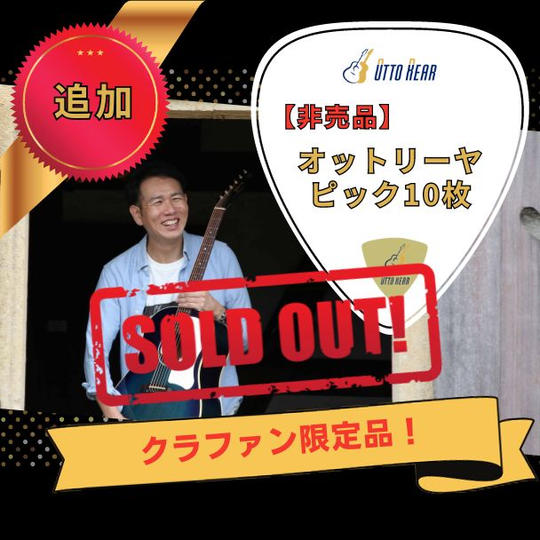 【追加販売】ナカザワも愛用！非売品オットリーヤピック10枚