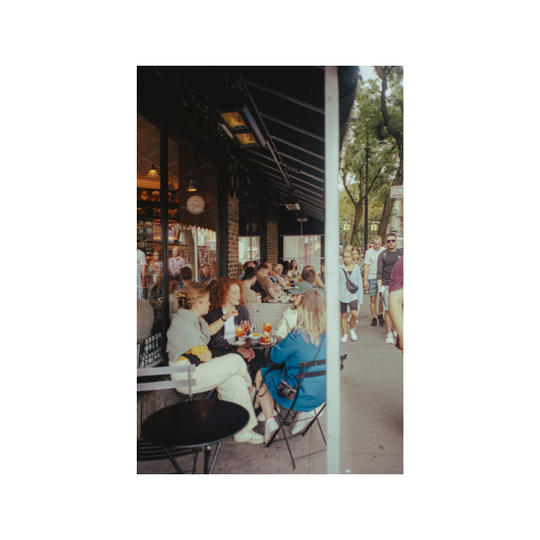 マットプリント作品「Stop,think and you」 A3