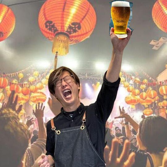 【前夜祭当日、前夜祭リーダー小林さんにビール1杯奢る権】