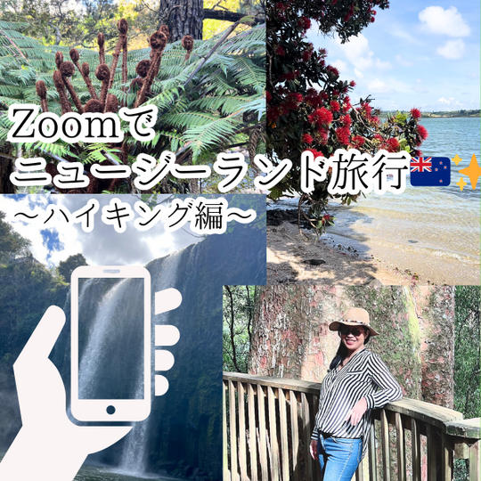 Zoomでニュージーランド旅行🇳🇿✈️ハイキング体験🌿