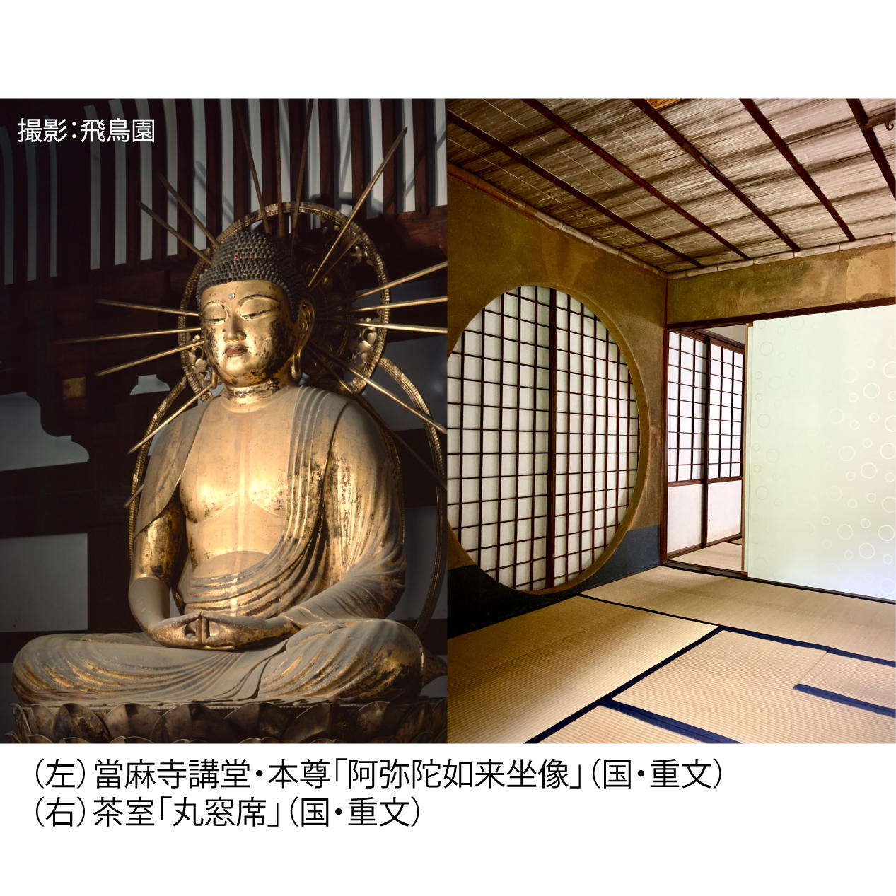 藤懸静也作『版画 當麻三趣』を進呈 ＊ご芳名奉納と特別御朱印授与