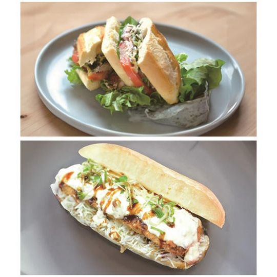 サバターロールサンドイッチ・レアツナカツロールサンドイッチ各1本