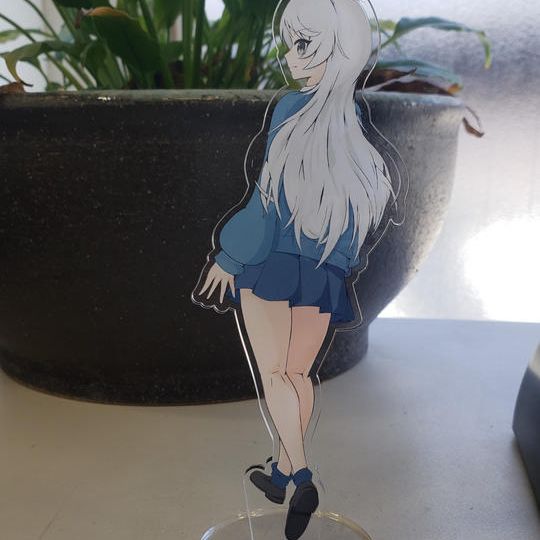 【１点限り】「カナメ」アクリルスタンド(描きおろし)＋缶バッチ＋クリアファイルセット