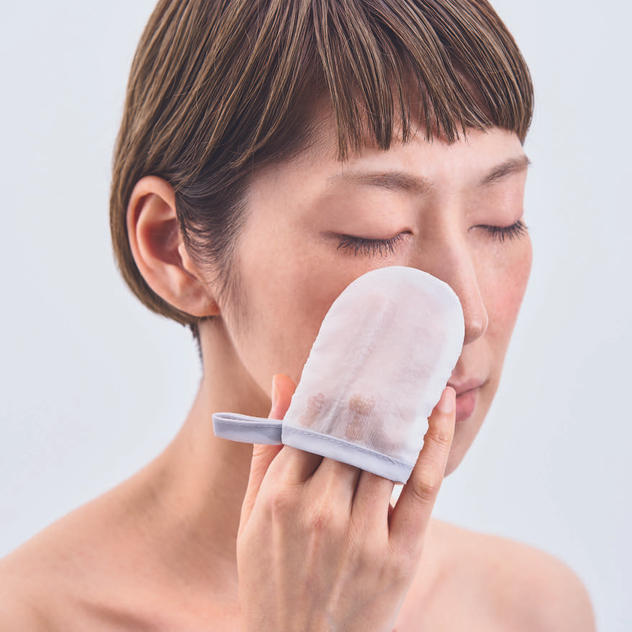 シルキーバスミトン for face