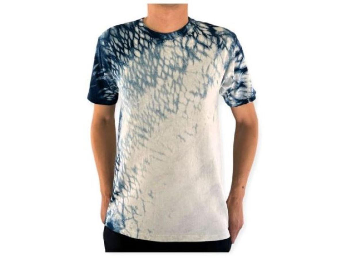 藍染Tシャツ Mサイズ - (「武州正藍染」涼しさとスタイル、藍染Tシャツ