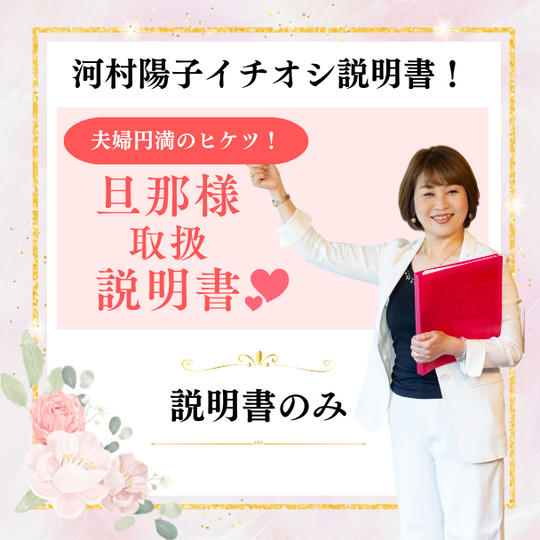 旦那様取扱説明書（説明書のみ・PDF約20ページ）