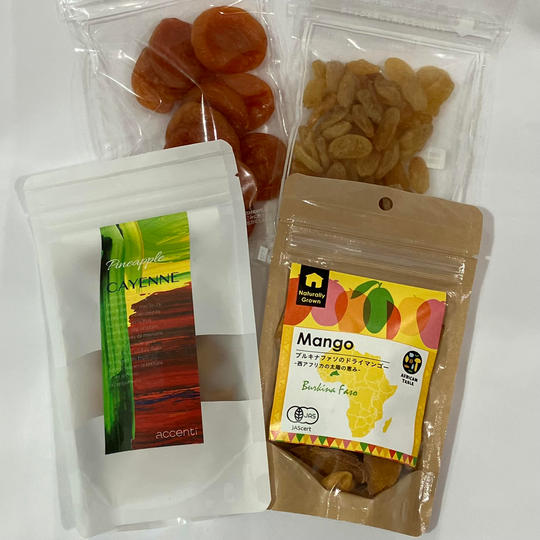 自然の恵みたっぷり！ドライフルーツ食べくらべセット