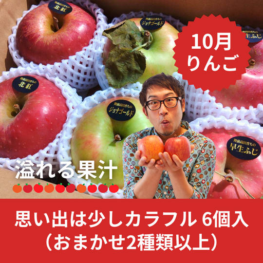 【10月お届け】思い出は少しカラフル 6個入（おまかせ2種類以上）【溢れる果汁】 