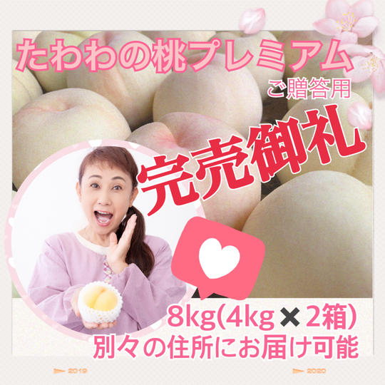 たわわの里の高級桃（贈答用A級品）