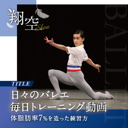 日々のバレエのトレーニング動画