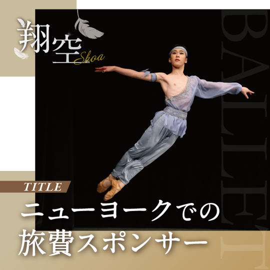 ニューヨークの旅費スポンサー
