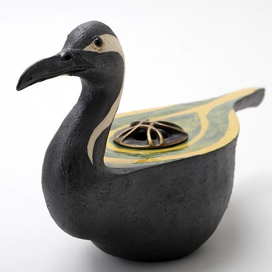 ◉今井眞正 作 香炉 鳥形香炉