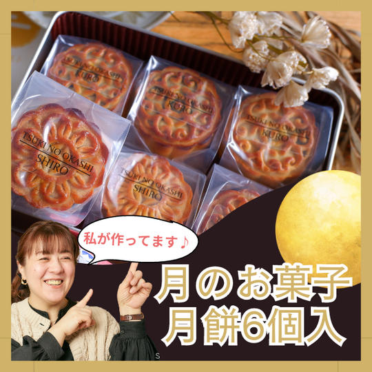 月のお菓子＊月餅6個入り＊