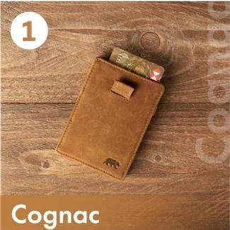 ①MAGIC HANDY ミニマム財布（Cognac）