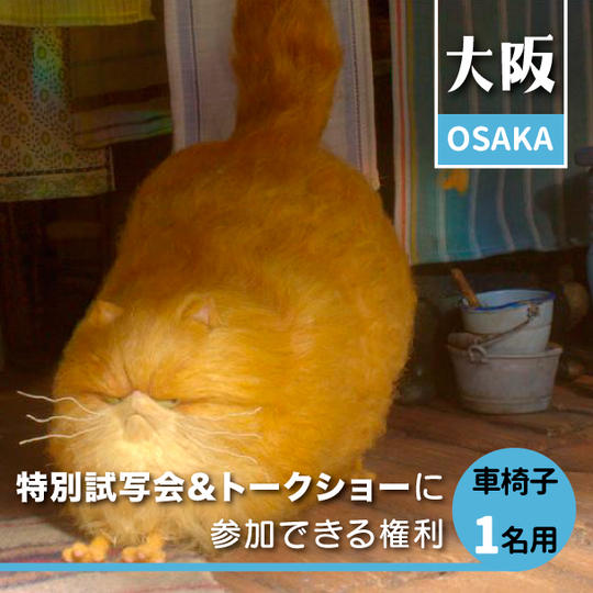 【限定3名】6月1日特別試写会&トークショーに参加できる権利(車椅子一名)