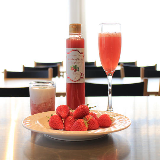 千葉県産フルーツシロップ２本セット★いちご★