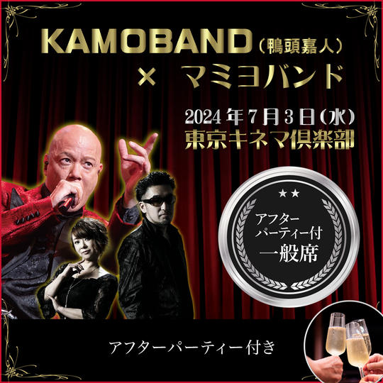 ライブチケット 一般席・参加権＋アフターパーティー参加権