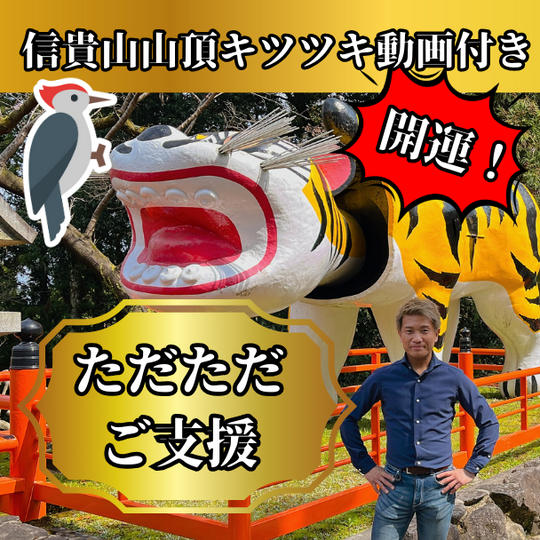 ただただご支援+開運!!奈良県・信貴山山頂キツツキ動画付き