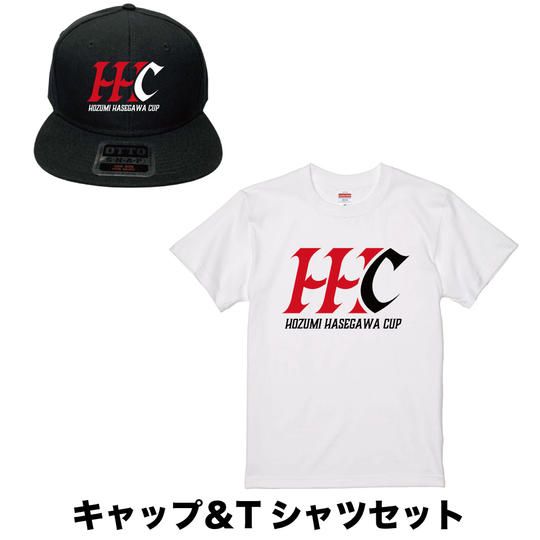 HOZUMI HASEGAWA CUP Tシャツ(WHITE)＆キャップセット