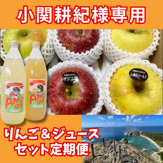 【小関耕紀様　専用リターン】りんご＆ジュース定期便