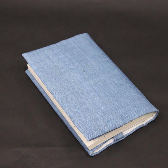 染司よしおか・ブックカバー(新書)【水色】