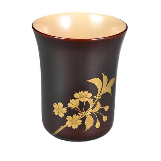 マグカップ 古代溜内白 桜蒔絵 ※通常価格77,000円