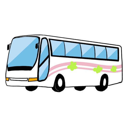 ⑤【学校法人様・企業様向け】支援バスに企業様ステッカー