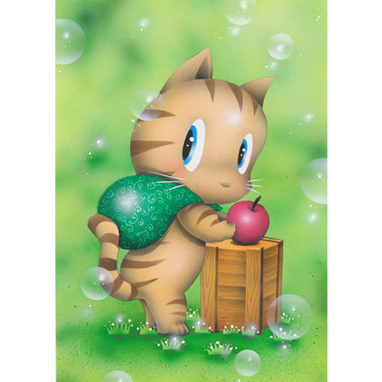 Special Price☆ 原画『家出ネコはリンゴが好き』