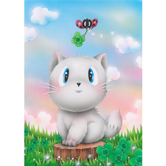 Special Price☆ 原画『幸せのクローバー』