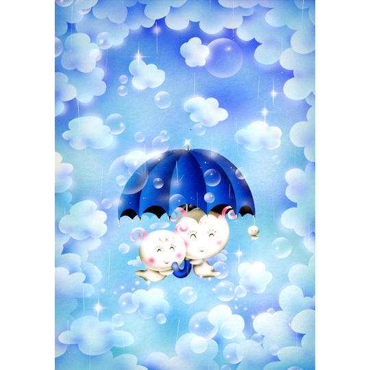 ☆衝撃 Price☆ 原画『幸せエンジェル「雨はステキ!」』