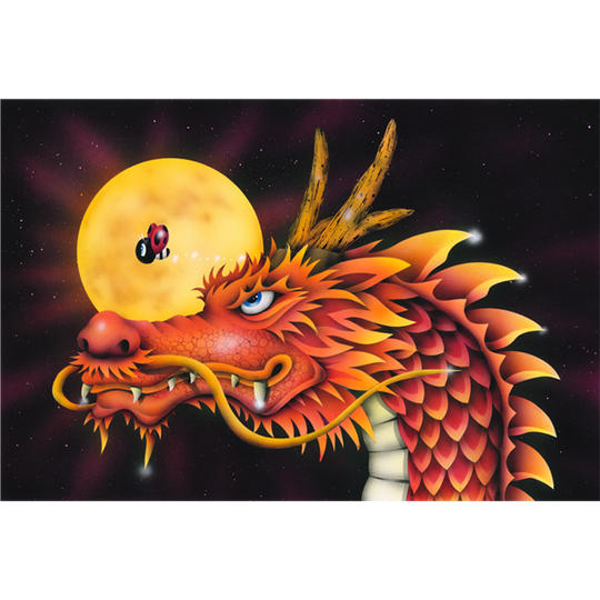 Normal Price・原画『赤龍』 ☆プレゼント付き♪