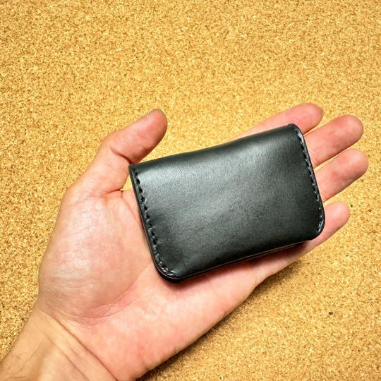 S②：【先行新作】新ブランドの第１弾サンプル作品「ギャルソンタイプのコインケース」＜先着30個＞＋お礼メッセージ