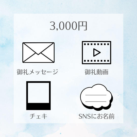 3,000円プラン