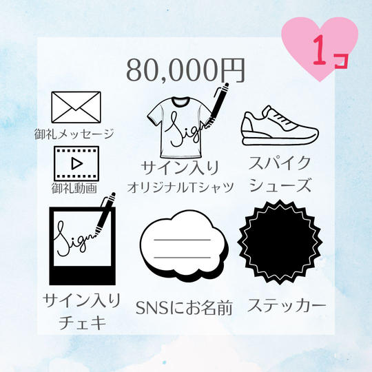 80,000円プラン<1個限定>