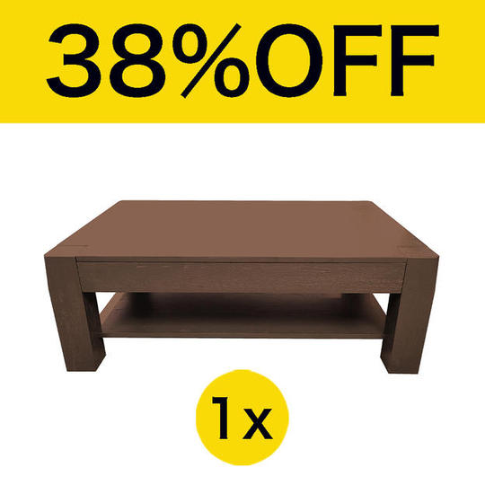 【5名様限定！38％OFF】The Originsコーヒーテーブル + 拡張可能コーヒーテーブルトップ