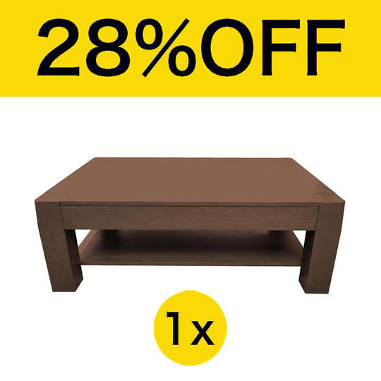 【20名様限定！28％OFF】The Origins コーヒーテーブル + 拡張可能コーヒーテーブルトップ