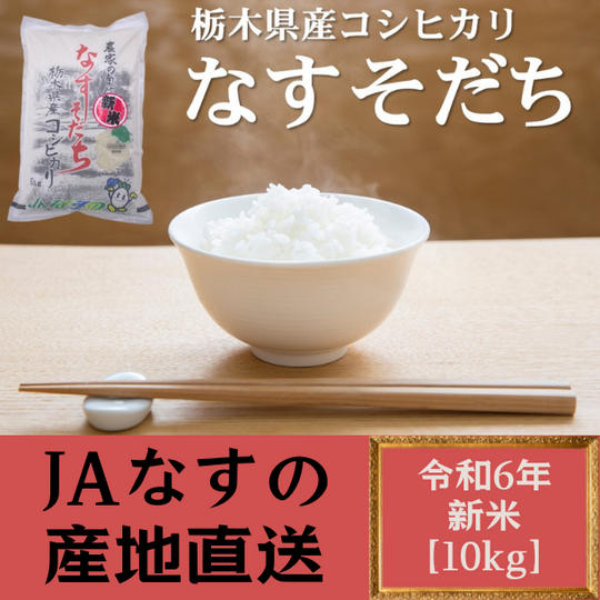 【限定数30】秋祭りを応援♪栃木県産コシヒカリ「なすそだち」10kg ＪＡなすの産地直送