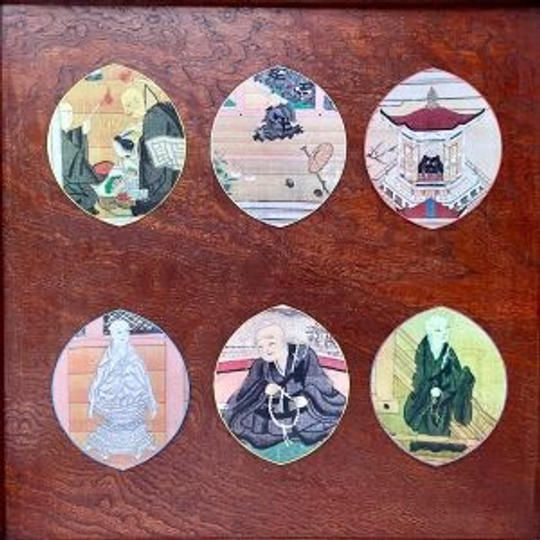 【親鸞聖人ご絵伝の散華の華葩(けは)6枚組】