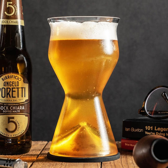 アイストレイ（冷却コースター）付きビアグラス1個