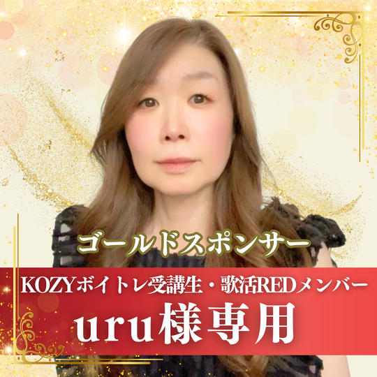 【uru様専用】ゴールドスポンサー
