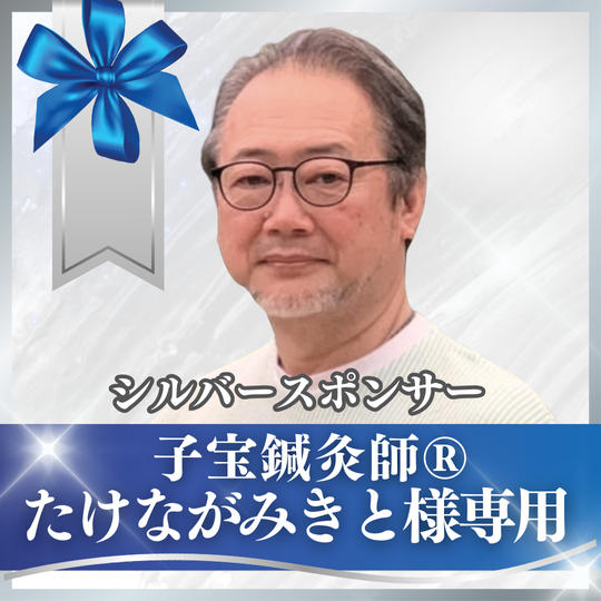 【たけながみきと様専用】シルバースポンサー