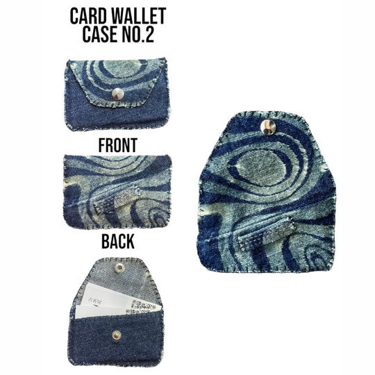 Blu古着リメイク　カードケース