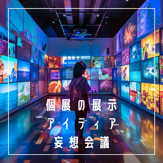 個展の展示アイディア妄想会議