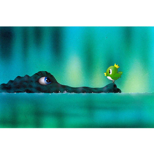 ☆衝撃Price☆ 原画『ワニとウグイス』