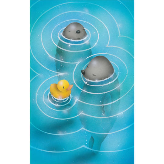 新作原画『おやすみあざらし』