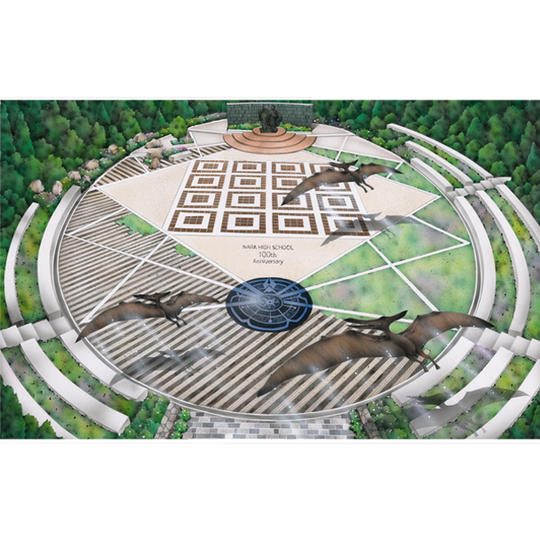 新作原画『竪義の庭』