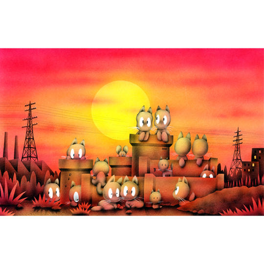 ☆超ビックリ！！衝撃Price☆ 原画『夕焼け空』