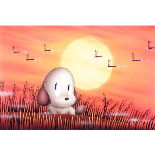 ☆超！衝撃Price☆ 原画『秋暮れトンボ』