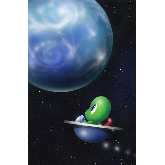 ☆超ビックリ！！衝撃Price☆ 原画『そらまめ星人 地球へ』