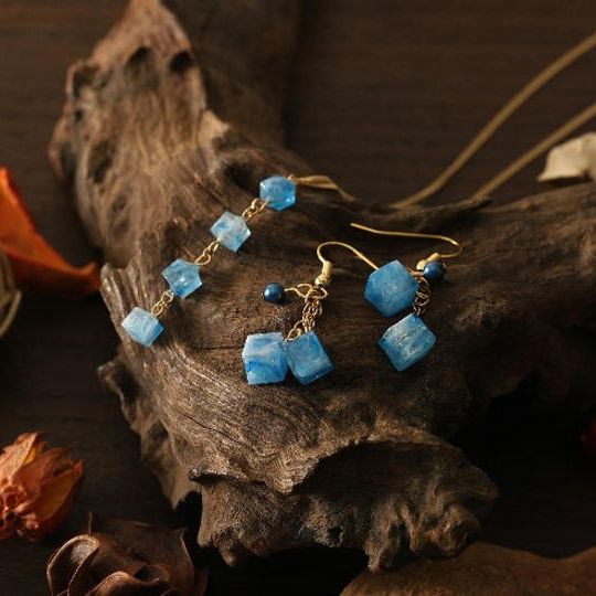 CO2吸収ピアスとネックレスのセット